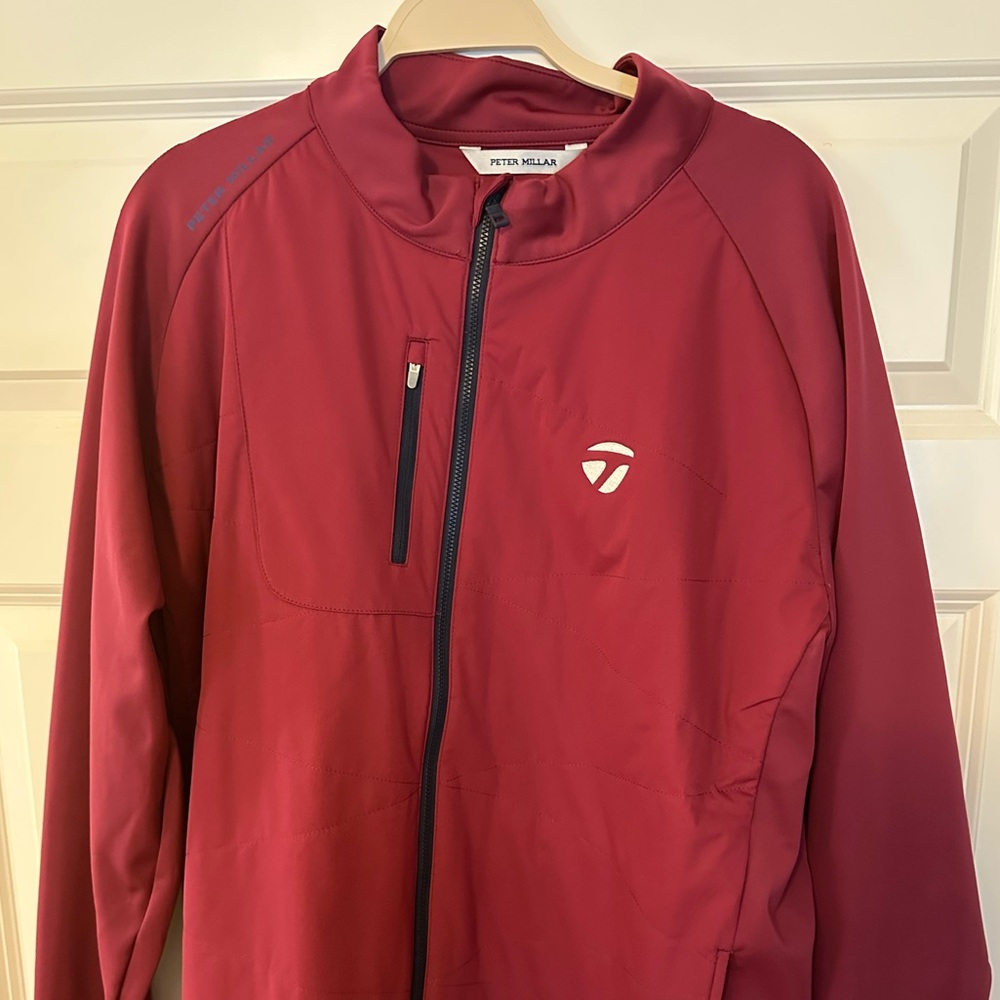 Peter Millar Men's Performance Jacket in Deep Red